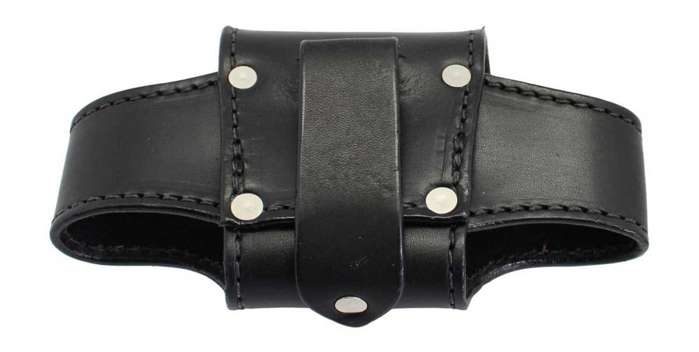 Horizontal Plain Leather Cell Phone Holster - YourTack