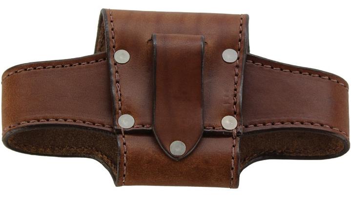 Horizontal Plain Leather Cell Phone Holster - YourTack